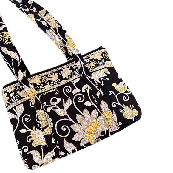 Vera Bradley Yellowbird Betsy Bag Purse Tote Retired EUC - Picture 4 of 11